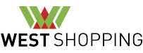 Logotipo da marca West Shopping, cliente da Unpack Design