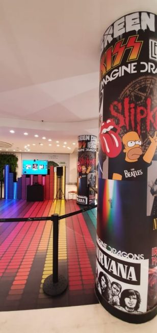 Cenografia para Botafogo Praia Shopping: Campanha Rock in Rio – Unpack Design, detalhe 6