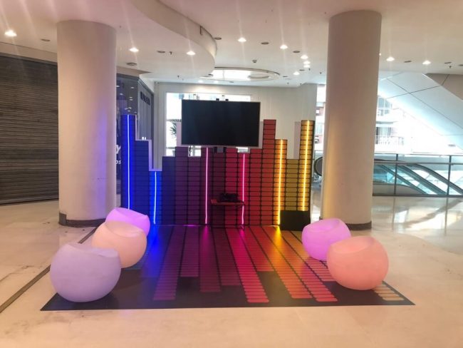 Cenografia para Botafogo Praia Shopping: Campanha Rock in Rio – Unpack Design, detalhe 7
