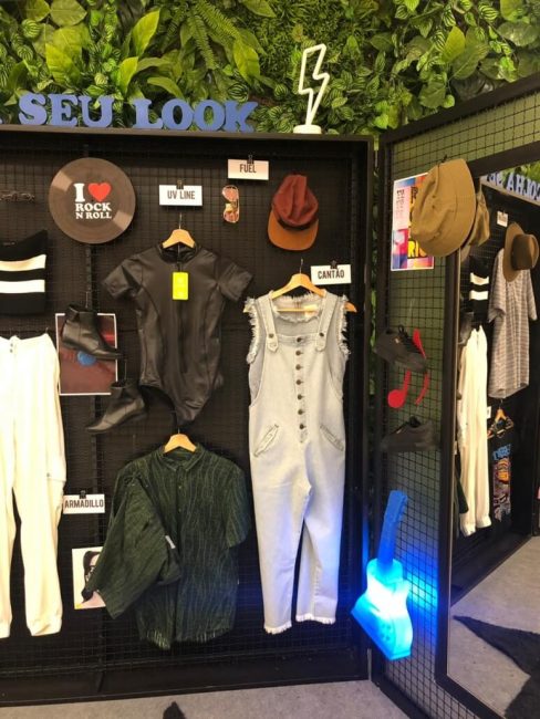 Cenografia para Botafogo Praia Shopping: Campanha Rock in Rio – Unpack Design, detalhe 1