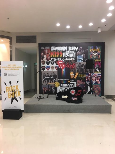 Cenografia para Botafogo Praia Shopping: Campanha Rock in Rio – Unpack Design, detalhe 4
