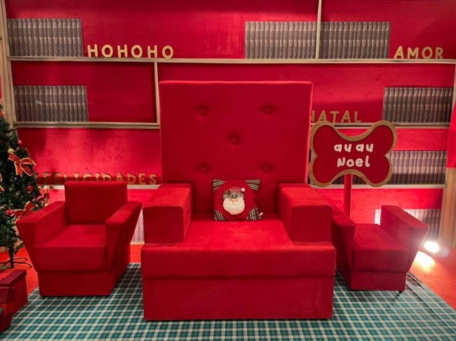 Cenografia para Fashion Mall: Trono Papai Noel – Unpack Design, detalhe 3
