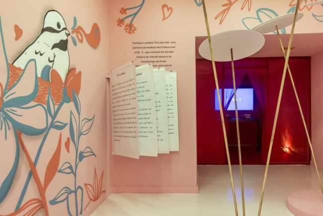 Cenografia para Shopping Tijuca: Posto de Troca interativo Dia Das Mães – Unpack Design, detalhe 3