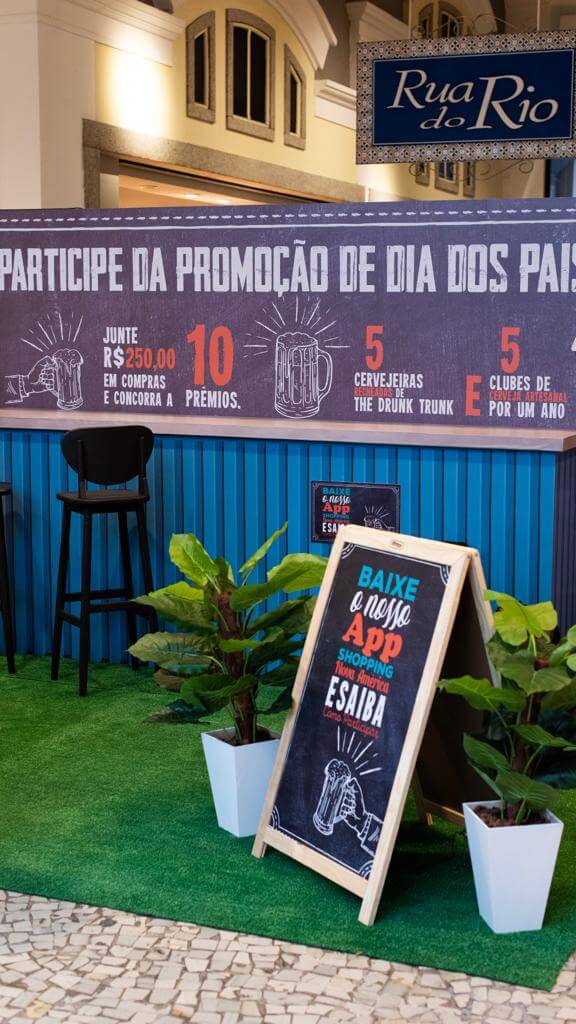 Cenografia para Shoppings da Rede Ancar: Posto de Troca Dia dos Pais – Unpack Design, detalhe 9