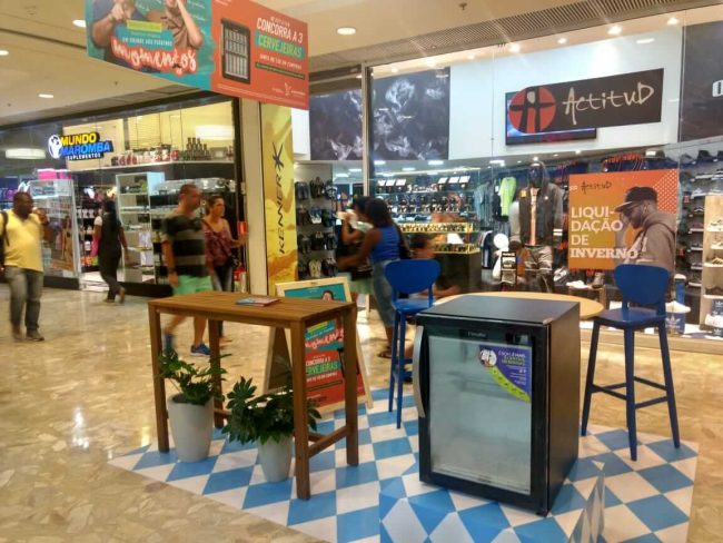 Cenografia para Shoppings da Rede Ancar: Posto de Troca Dia dos Pais – Unpack Design, detalhe 3