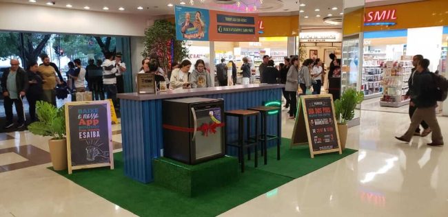 Cenografia para Shoppings da Rede Ancar: Posto de Troca Dia dos Pais – Unpack Design, detalhe 4