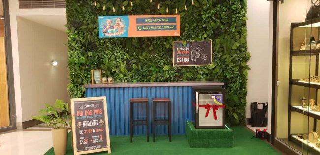Cenografia para Shoppings da Rede Ancar: Posto de Troca Dia dos Pais – Unpack Design, detalhe 6