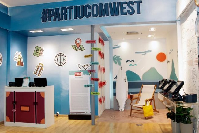 Cenografia para West Shopping: Posto de Trocas Instagramável – Unpack Design, detalhe 23