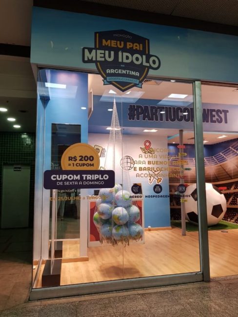 Cenografia para West Shopping: Posto de Trocas Instagramável – Unpack Design, detalhe 2
