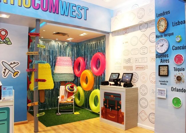 Cenografia para West Shopping: Posto de Trocas Instagramável – Unpack Design, detalhe 12