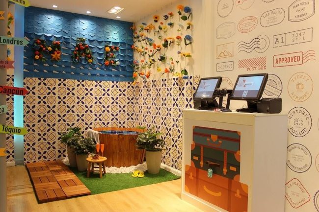 Cenografia para West Shopping: Posto de Trocas Instagramável – Unpack Design, detalhe 15