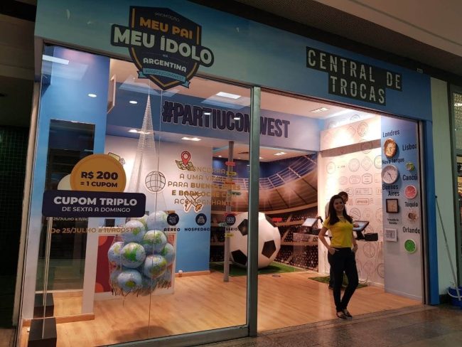 Cenografia para West Shopping: Posto de Trocas Instagramável – Unpack Design, detalhe 21