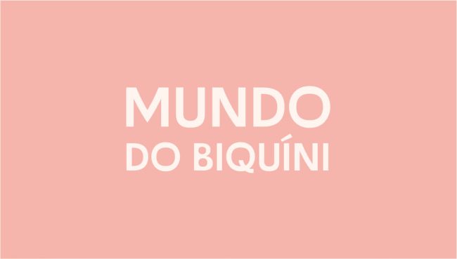 Identidade Visual: Mundo do Biquíni – Unpack Design, detalhe 1