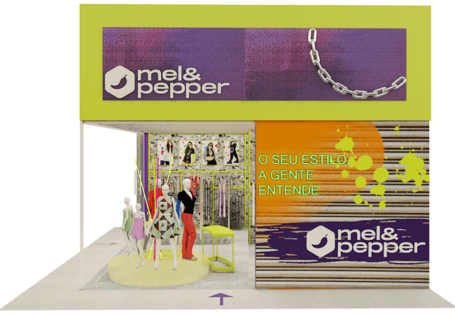 Projeto de Loja: Mel & Pepper – Unpack Design, detalhe 5