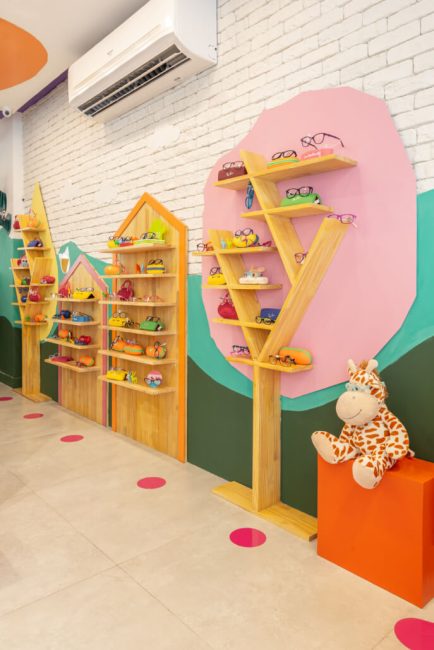 Projeto de Loja: Ótica Infantil 4 Kid’S – Unpack Design, detalhe 3