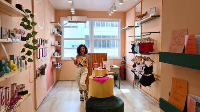 Projeto de Loja Sex Shop: Boutique Sensual Sinta Vibrar – Unpack Design, detalhe 3
