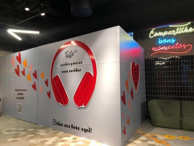 Tapumes Instagramáveis para Norte Shopping – Taste Lab – Unpack Design, detalhe 6