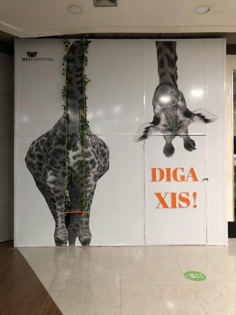 Tapumes Instagramáveis para West Shopping – Unpack Design, detalhe 4