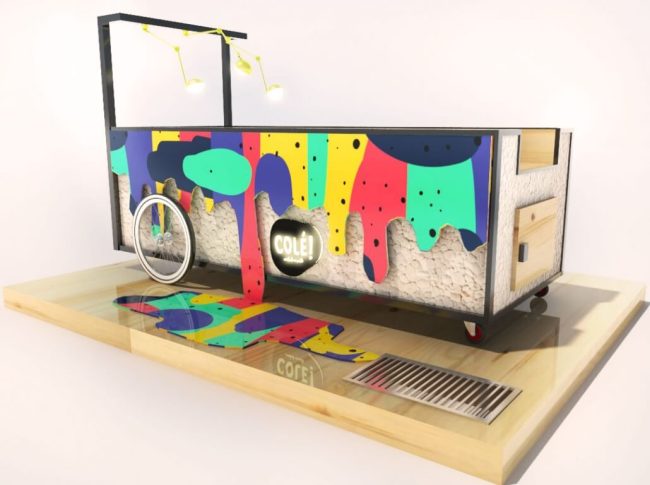 Projeto De Quiosque: Loja De Sorvetes Colé – Unpack Design