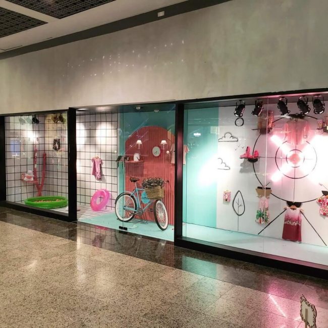 Vitrines para Shopping Rio Design – Unpack Design