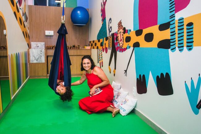 Projeto de consultório de fisioterapia infantil Kids Care – Espaço de atividades