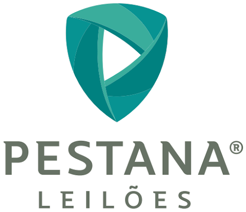 Logotipo da marca Pestana Leilões, cliente da Unpack Design