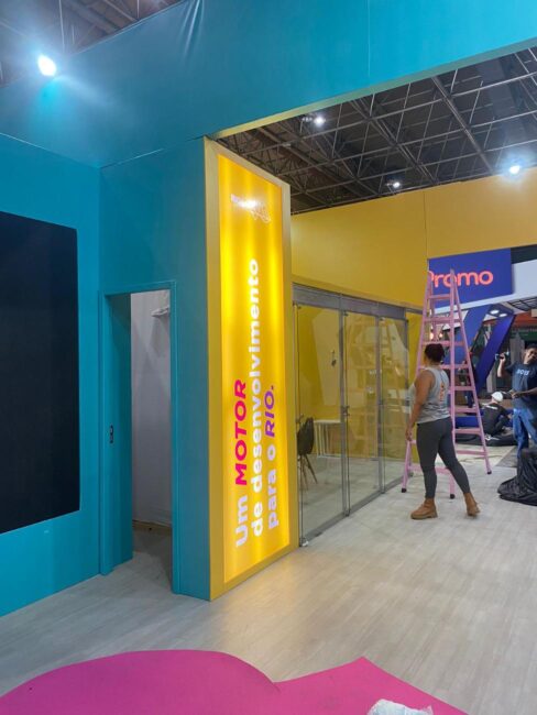 Stand Rio Galeão na ABAV 2023, Riocentro – portal "Um motor de desenvolvimento para o Rio"